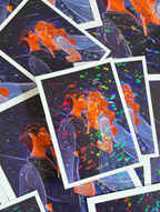 Feyre & Rhysand Holographic print