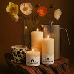 Pure Beeswax Pillar Candles – Handmade in USA