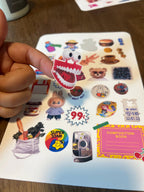 Retro Nostalgia Y2K Sticker Sheet