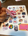Retro Nostalgia Y2K Sticker Sheet