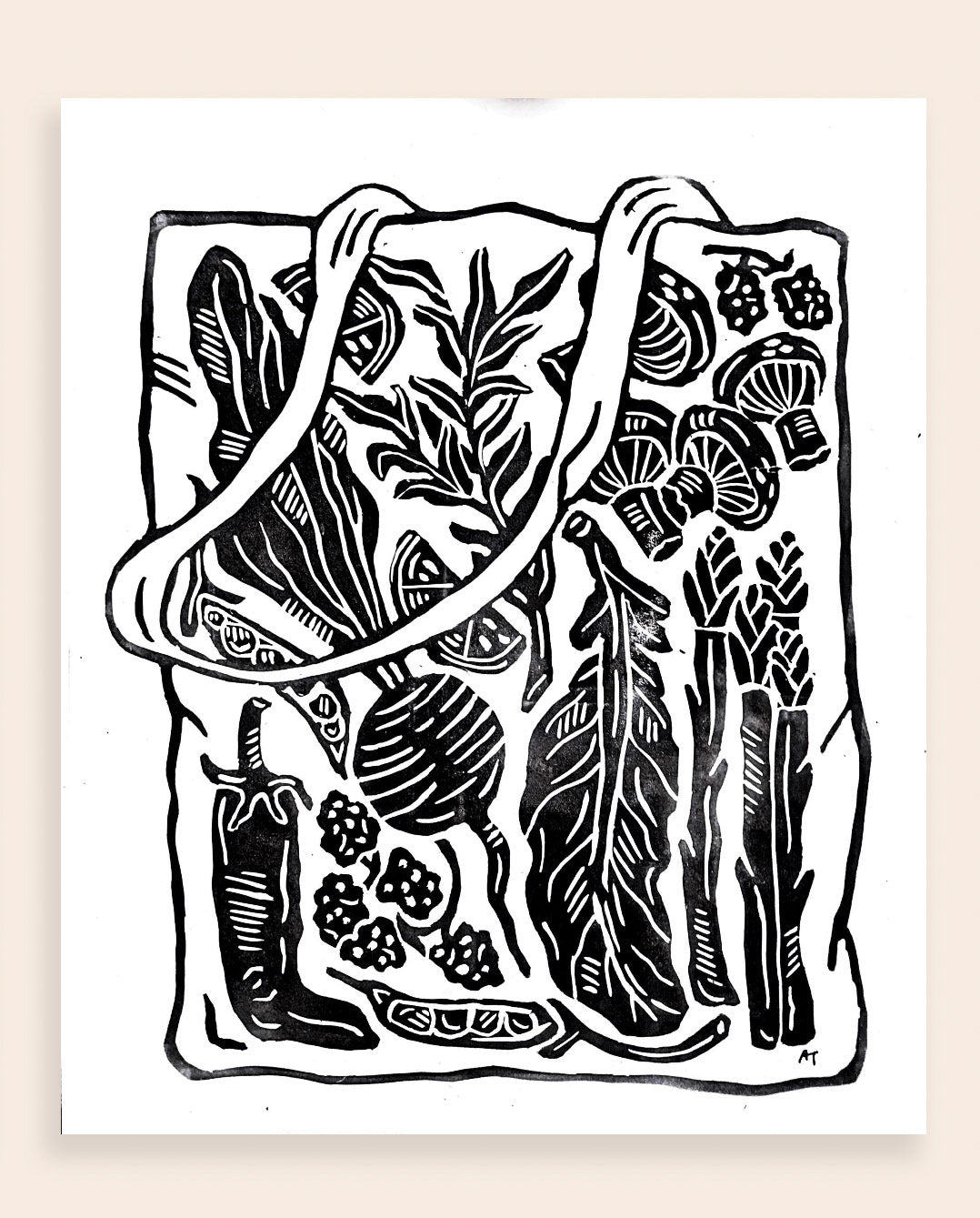 Veggie Tote Print