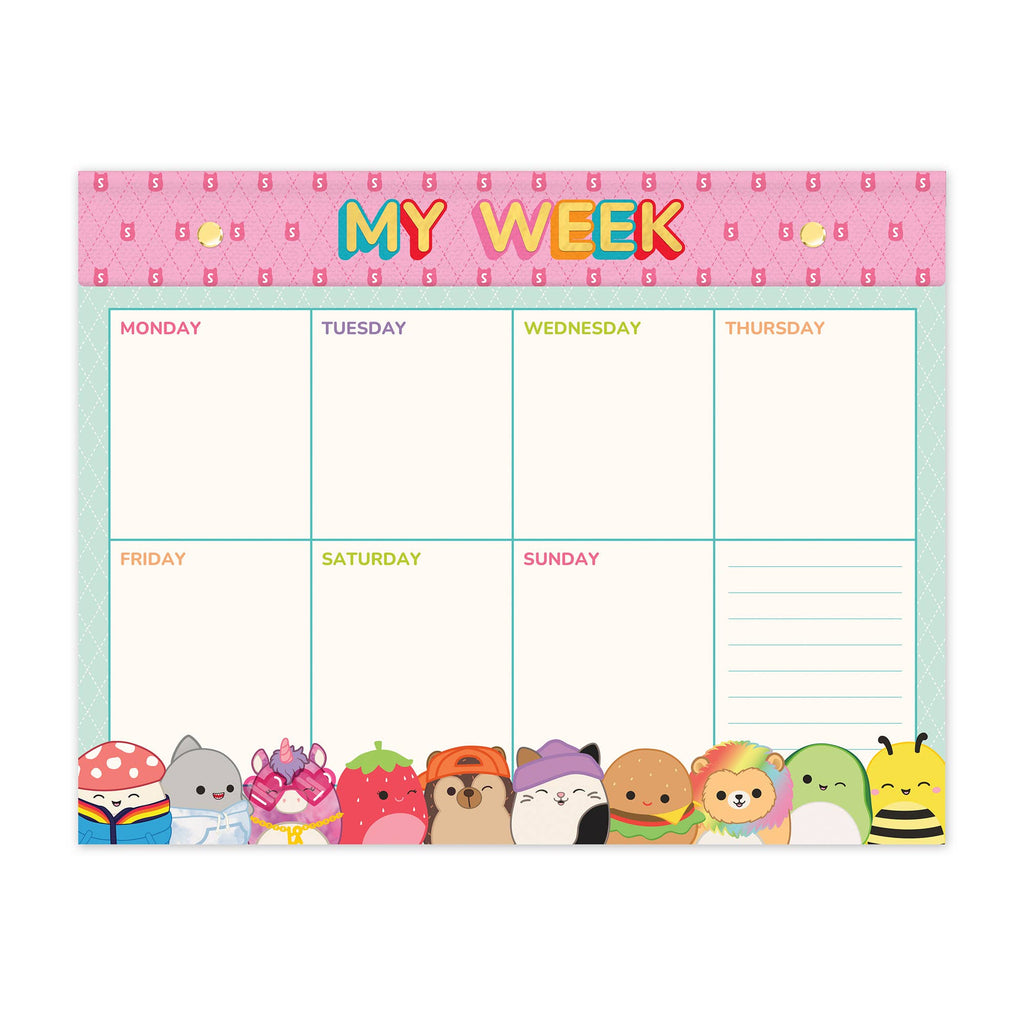 Back-to-Campus Squad Weekly Desk Pad