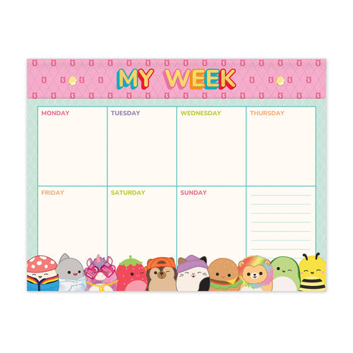 Back-to-Campus Squad Weekly Desk Pad
