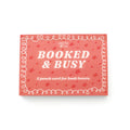 Booked & Busy Book Theme Punch Card Booklet