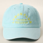 LEMON CLUB Embroidered Cotton Baseball Cap