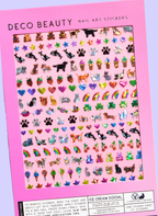 Nail Art Stickers - ICE CREAM SOCIAL