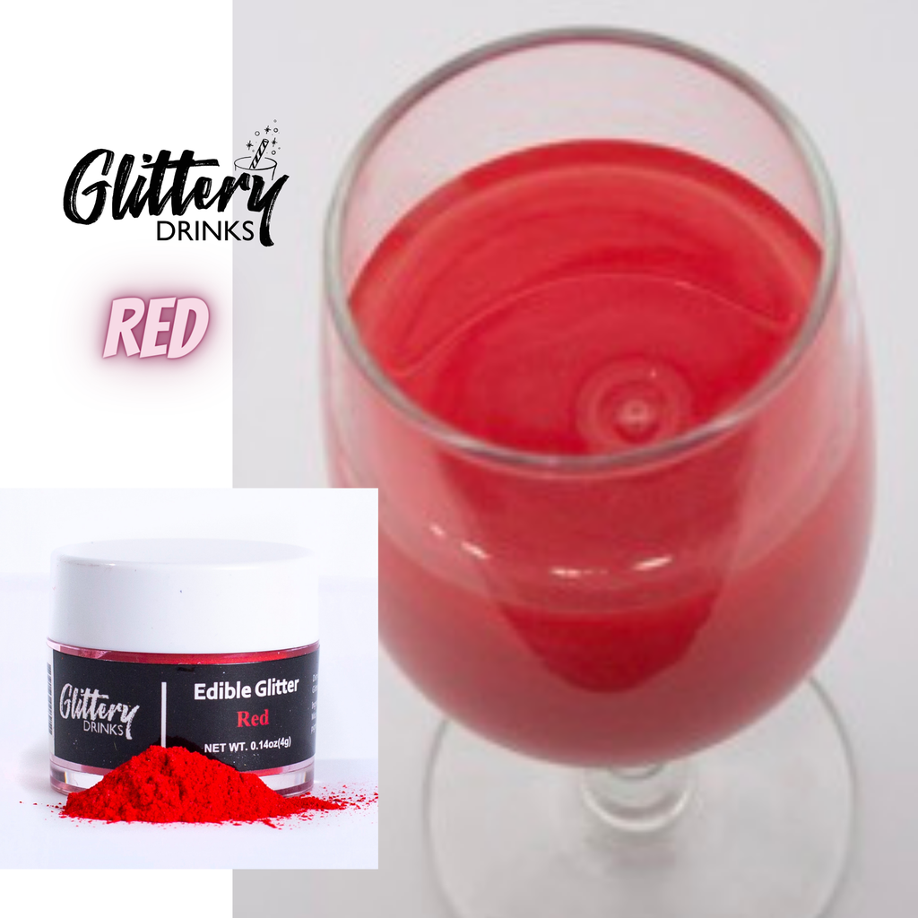 Edible Shimmer Powder for Drinks - Glitter - Various Colors