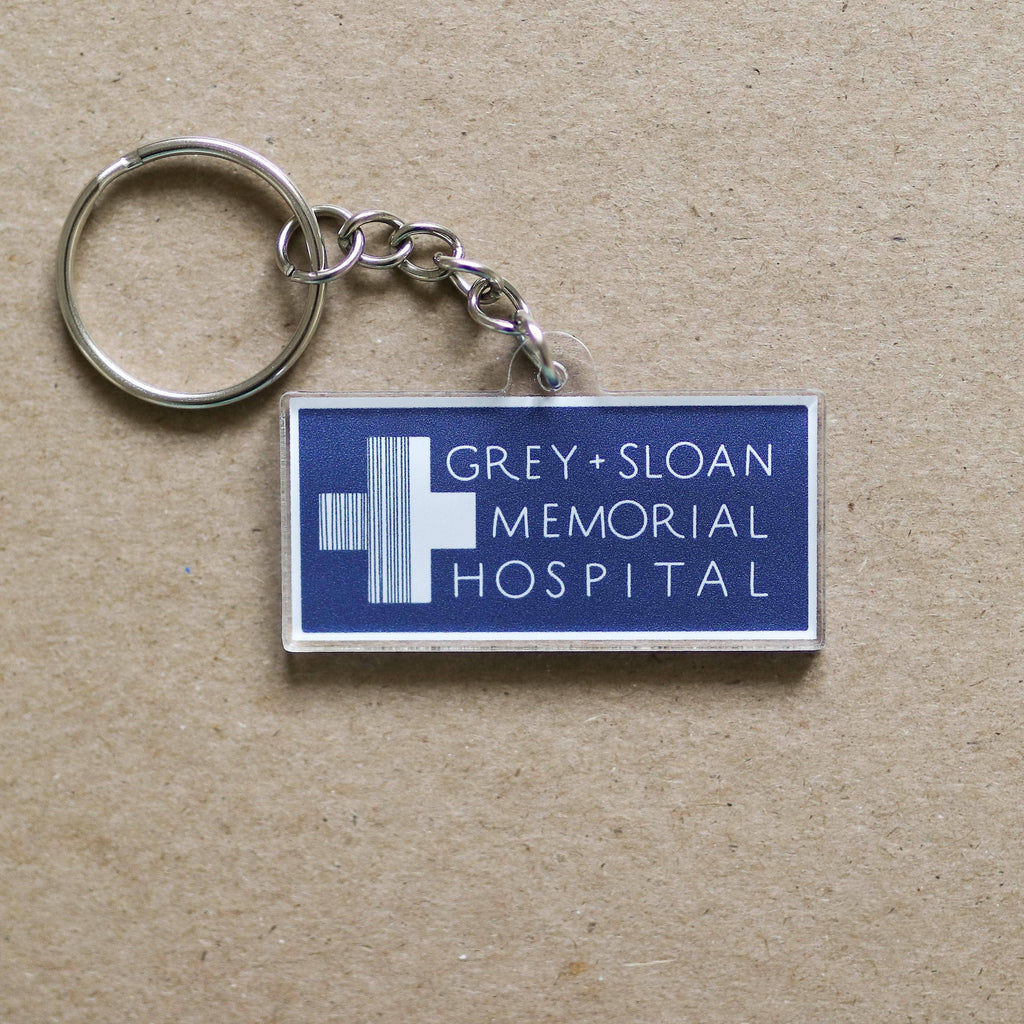Anatomy TV Show Hospital Doctor Acrylic Keychain