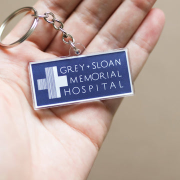 Anatomy TV Show Hospital Doctor Acrylic Keychain