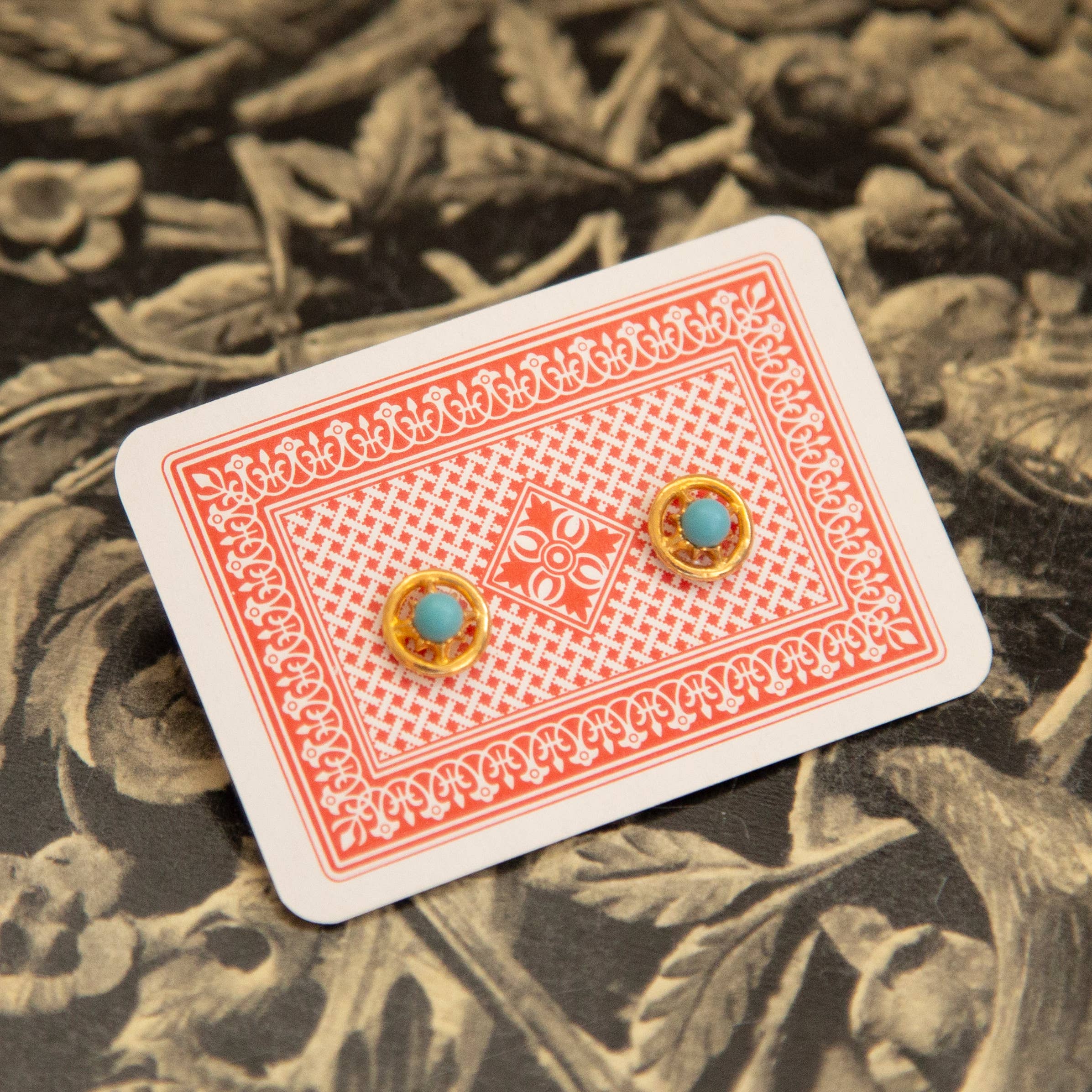 Vintage Gold Stud Earrings - Variety