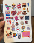 Retro Nostalgia Y2K Sticker Sheet