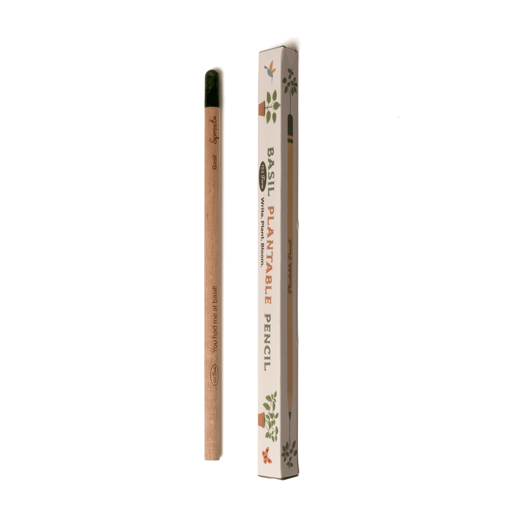 Basil Plantable Pencil – Eco-Friendly Gift