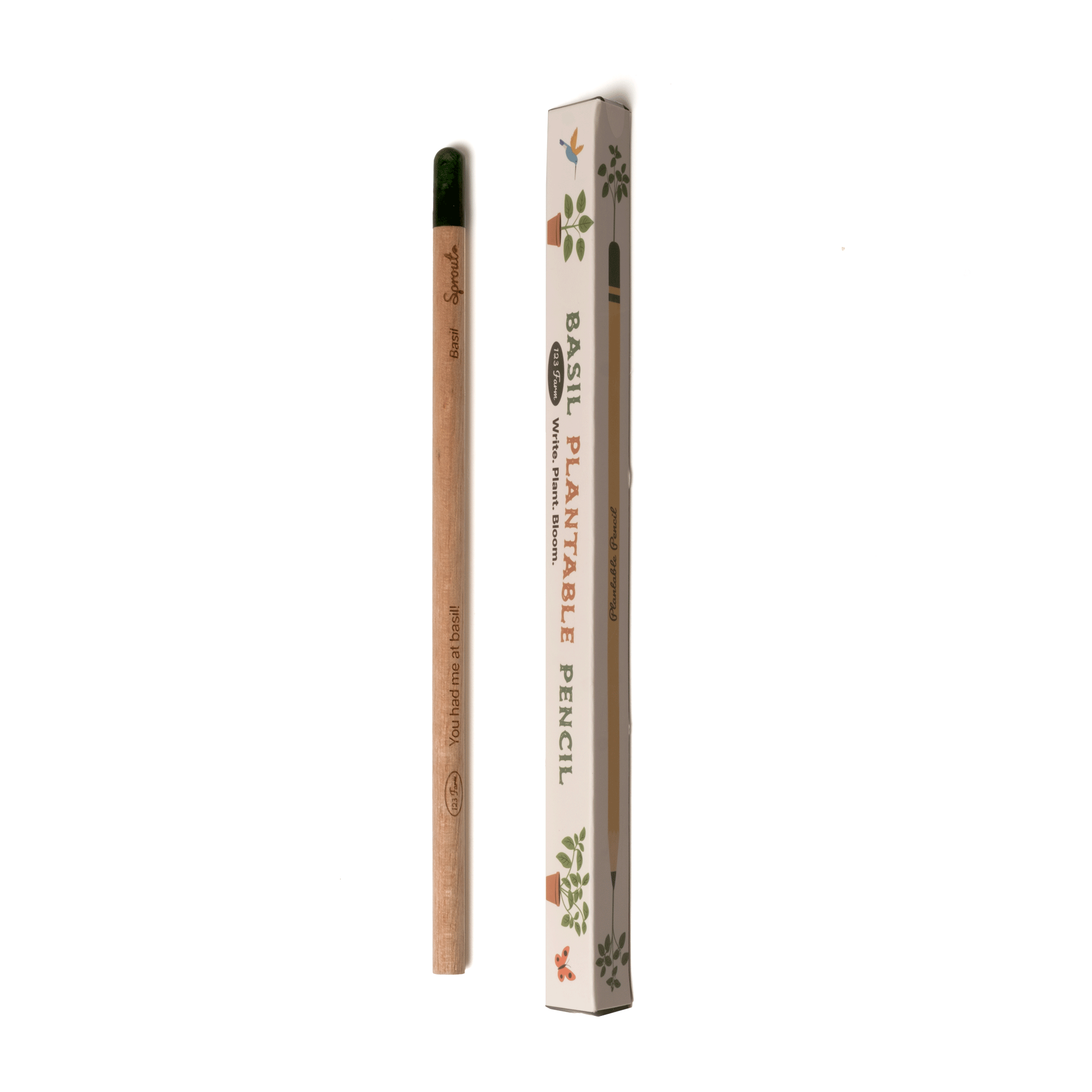 Basil Plantable Pencil – Eco-Friendly Gift