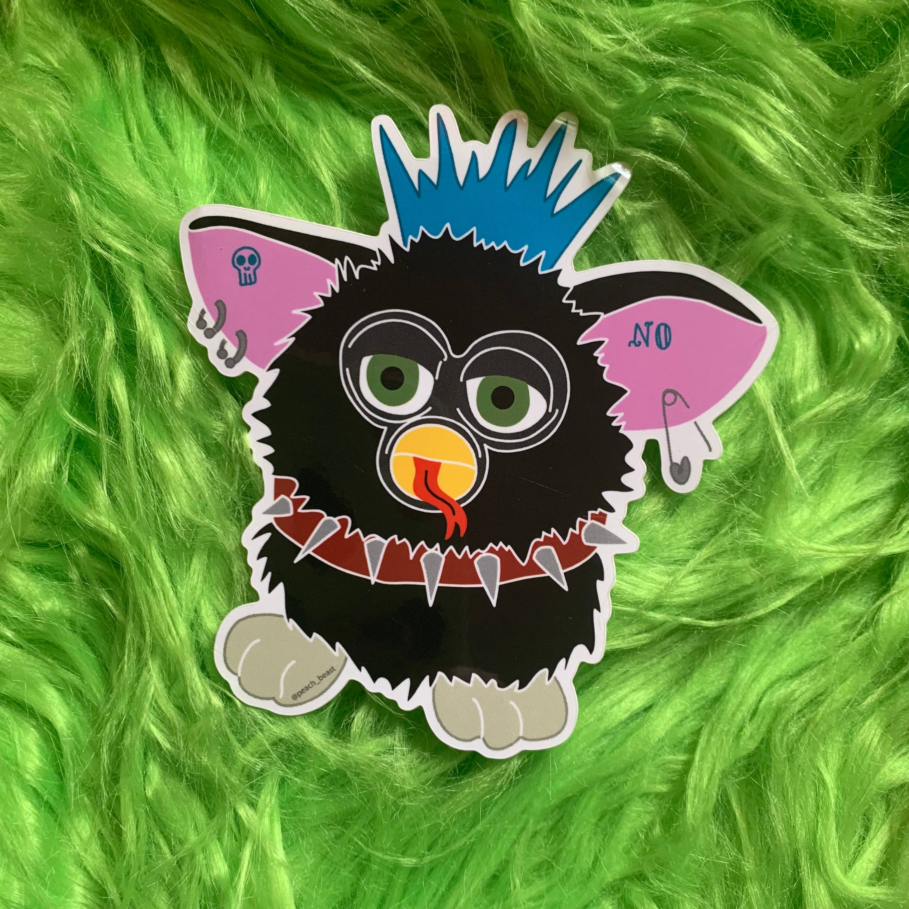 Furby Y2K Vinyl Sticker