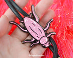 Glitter Cockroach Bolo Tie