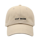 Cat Mom Hat | Embroidered Cat Mom Baseball Cap | Gift for Cat Lovers | HatPhile