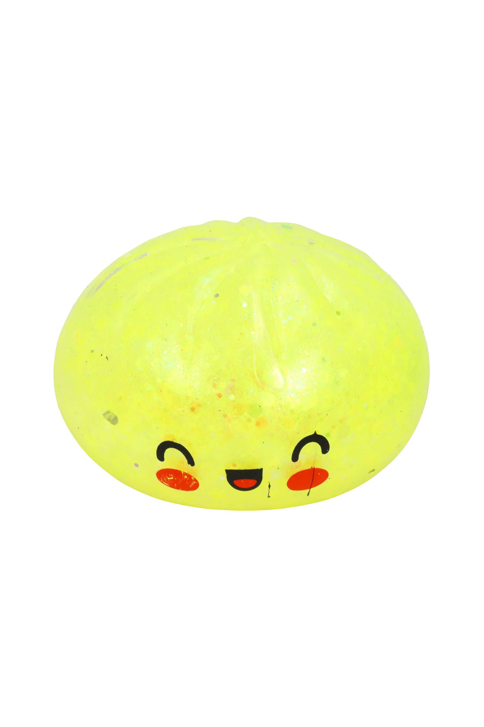 Glittery Bao Bun Dumpling Water Bead Filled Squishy - 12 Pcs