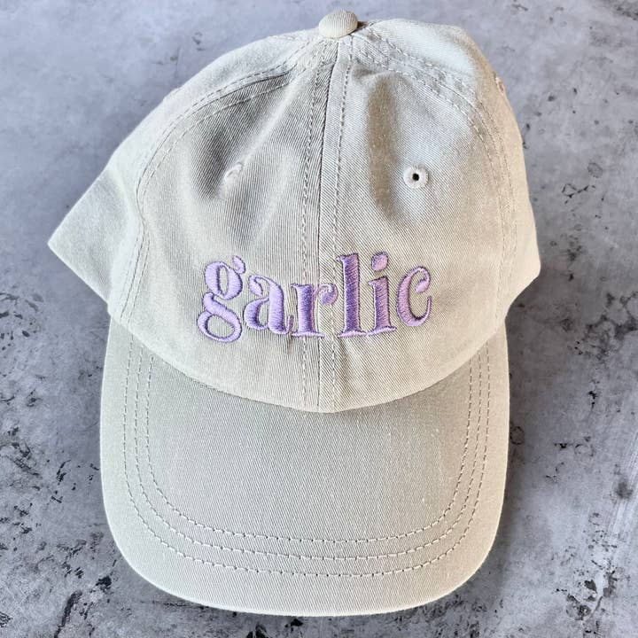 Garlic Baseball Cap Dad Hat Foodie Restaurant Chef