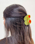 Large Olive Hair Claw Clip