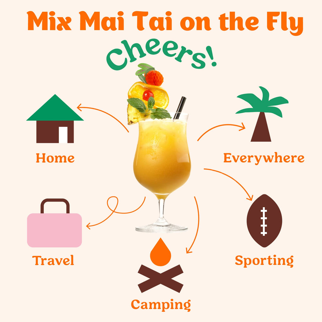 Blood Orange Mai Tai Mixer - Single Packets / Caddy Refills
