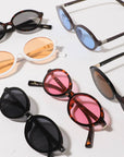 Women's Slim Oval Frame Sunglasses