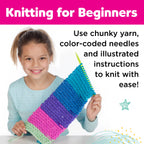 Learn to Knit a Pocket Scarf Craft Kit for Kids