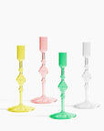 Glass Candlestick Holder in Tall