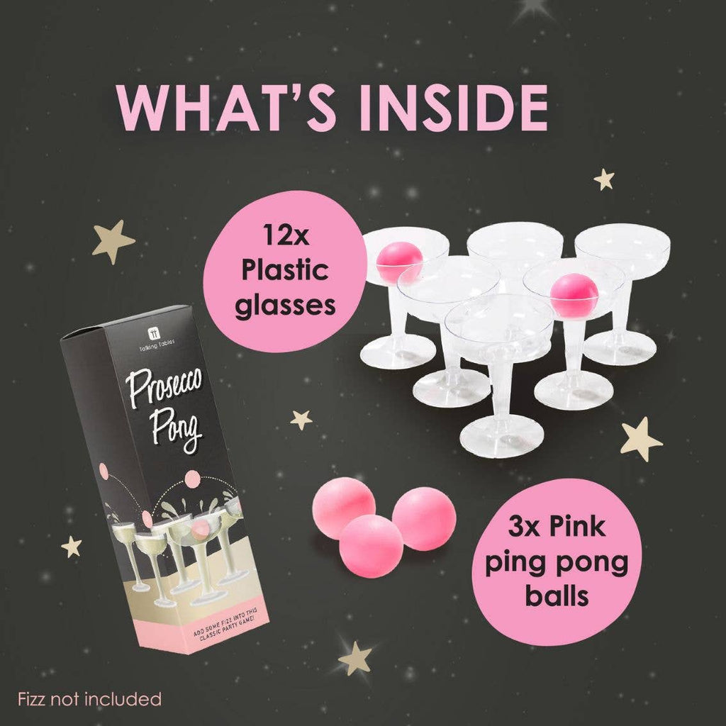 Prosecco Pong Party Drinking Game | Bachelorette Party Supplies |