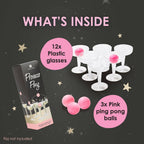 Prosecco Pong Party Drinking Game | Bachelorette Party Supplies |