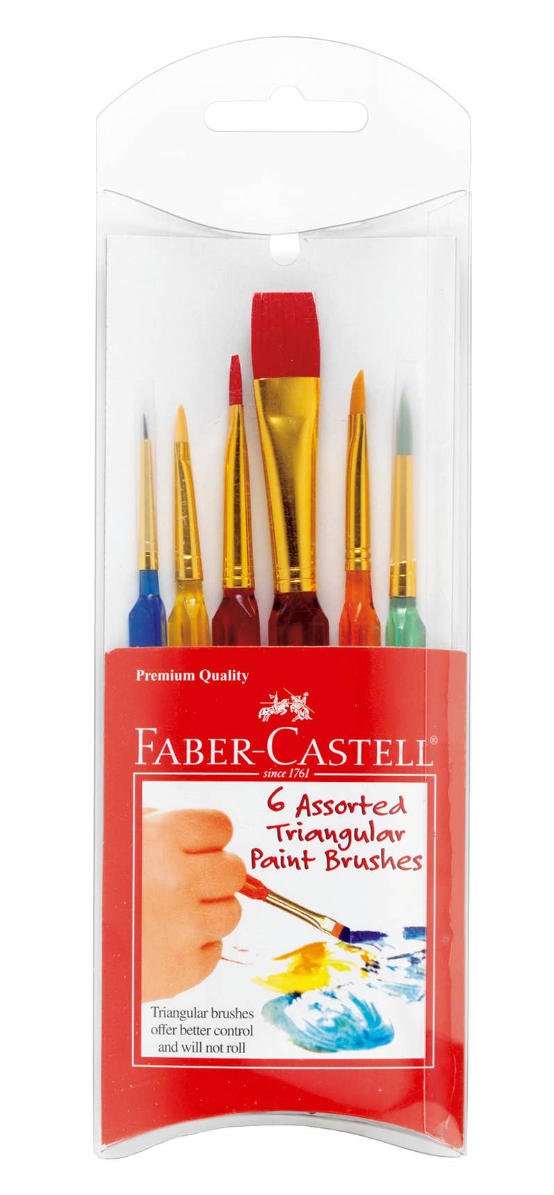 Triangular Paintbrushes - Assorted Sizes