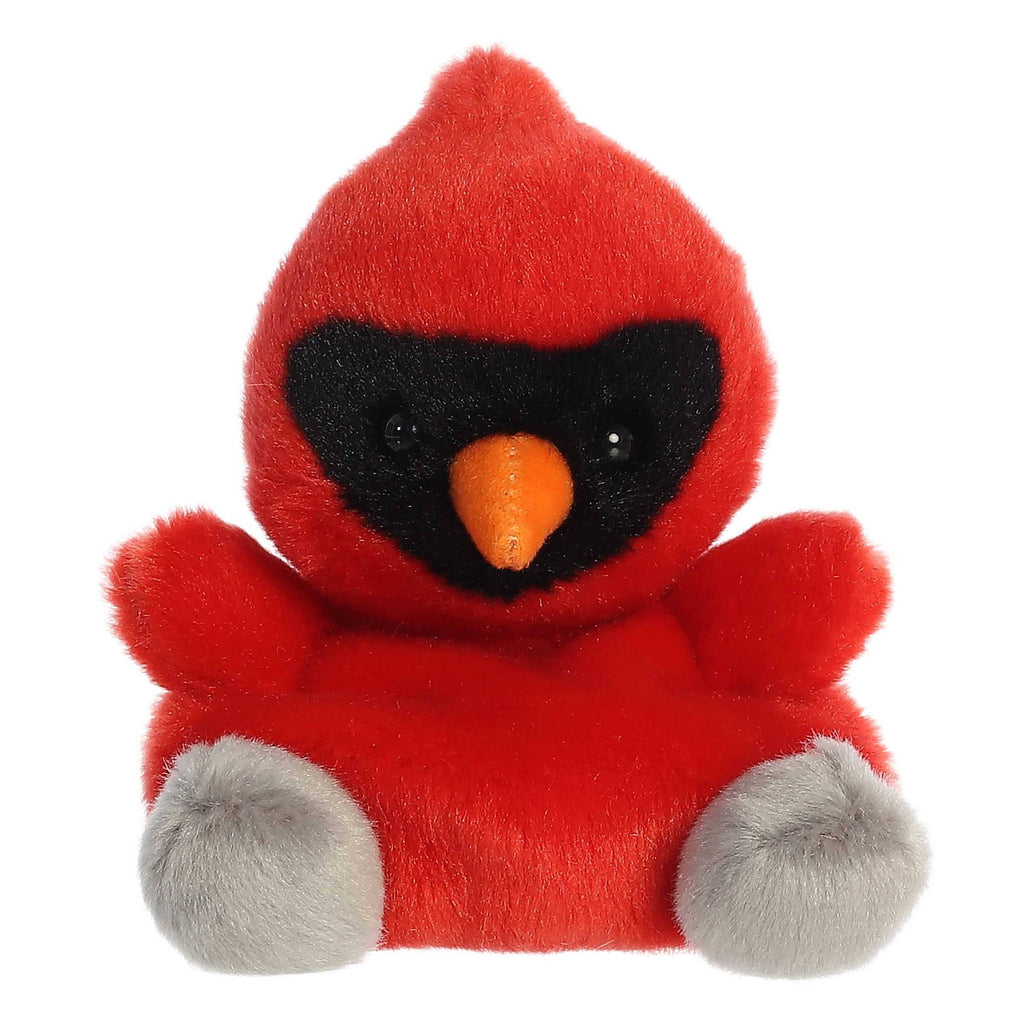 5" Plush Louis Cardinal Bird Palm Pals