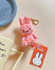 Limited Edition Check Miffy Keychain Plush