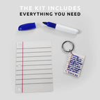 Little Letter Shrink Keyring Kit | Craft Kits