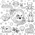Creepy Cute Goth Coloring Book