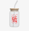 Diet Coke Girly Beer Can Glass