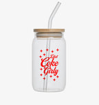 Diet Coke Girly Beer Can Glass