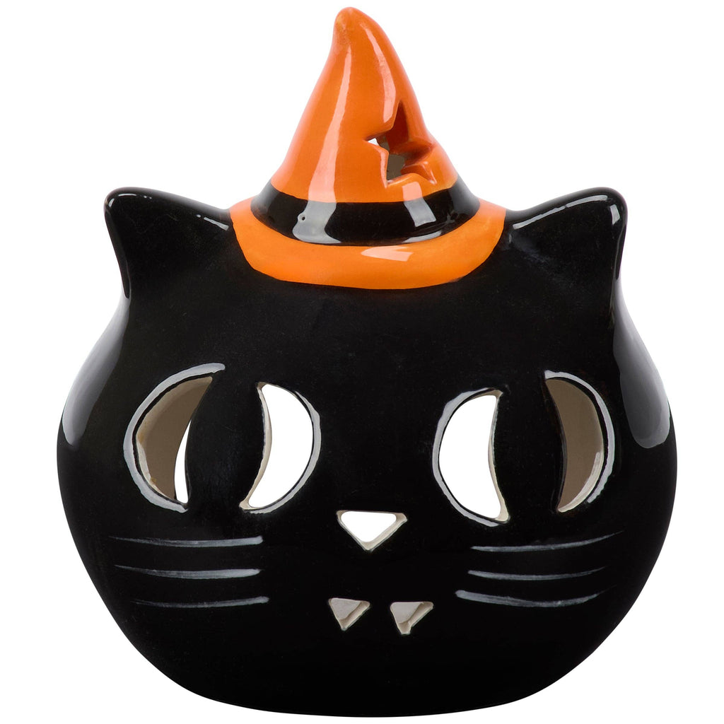 Witchy Cat Candle Holder