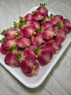 Sliced Onion Kitchen Magnet