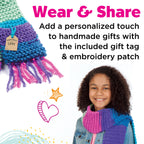 Learn to Knit a Pocket Scarf Craft Kit for Kids
