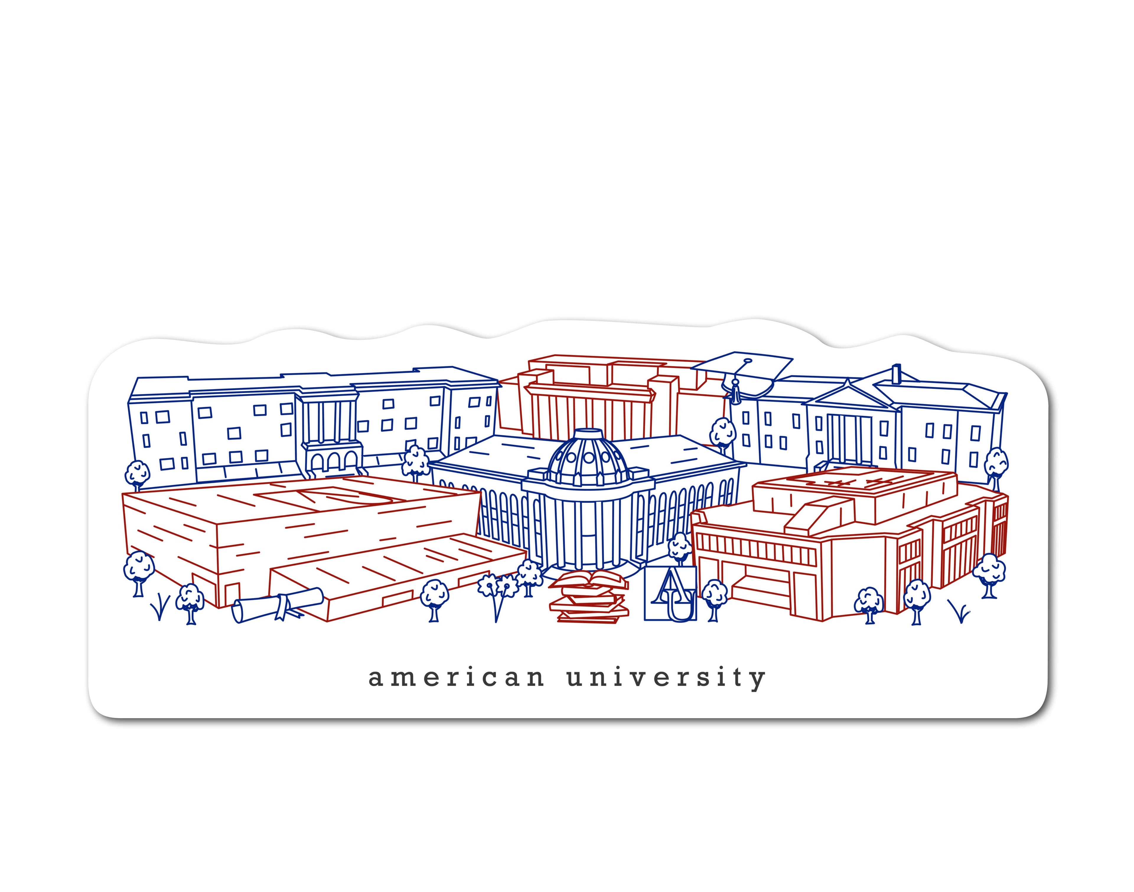 American University Sticker