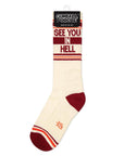 See You in Hell Gym Crew Socks