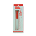 INK WELL ERASABLE FOUNTAIN PEN - TOMATO/MINT