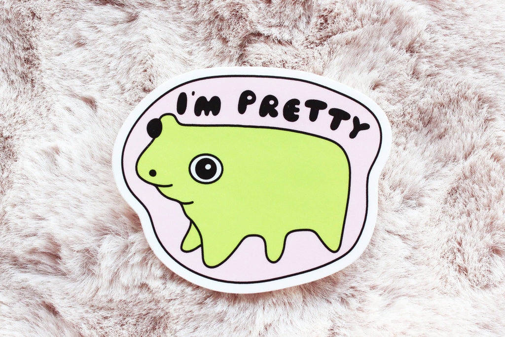 I’m Pretty Frog Sticker