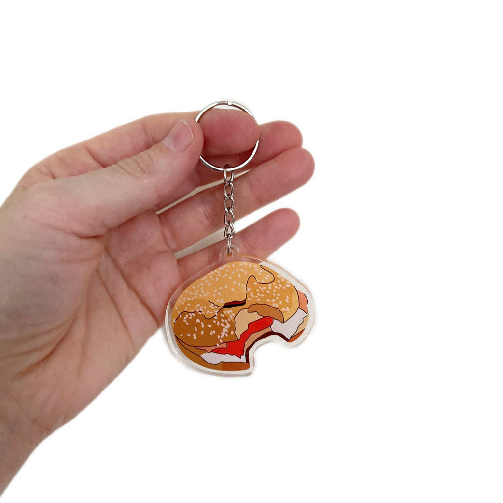 Bagel Bite Keychain