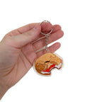 Bagel Bite Keychain