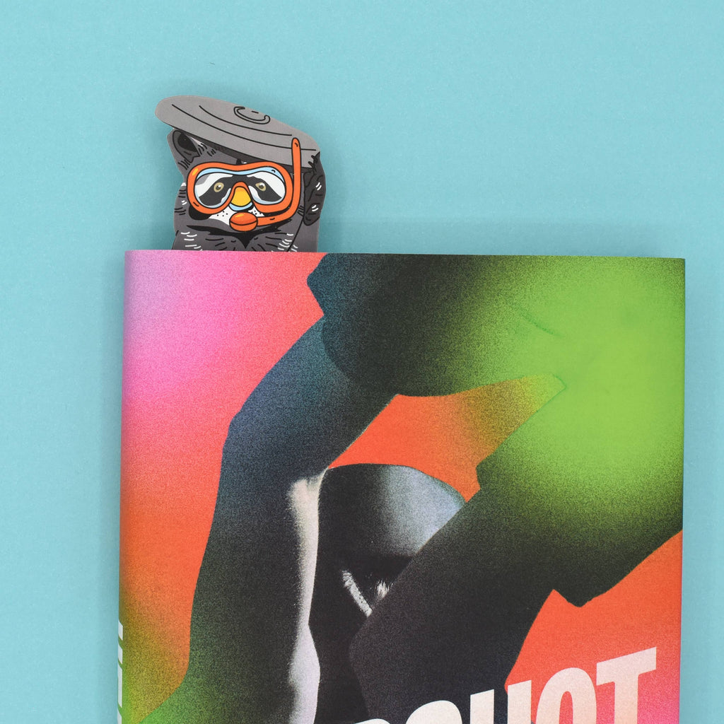 Summer Raccoon Bookmark (it's die cut!)