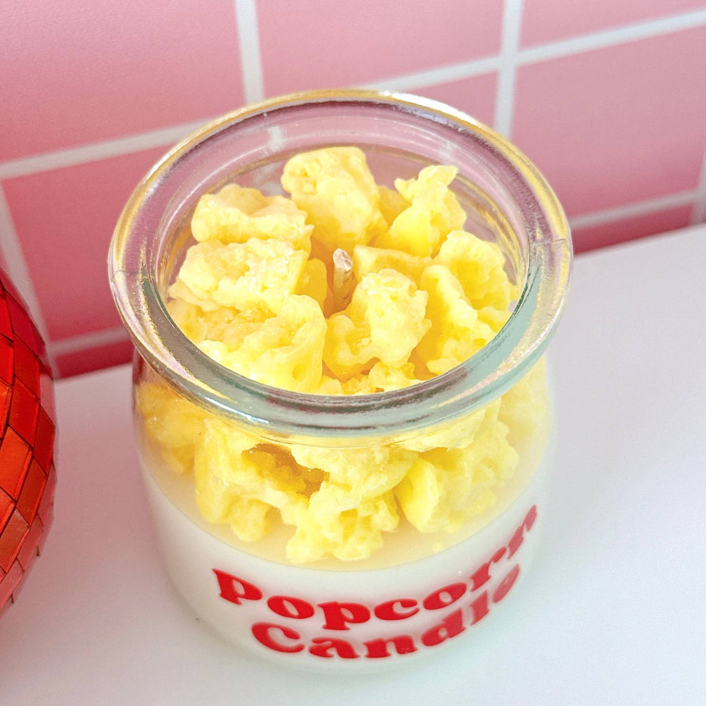 Popcorn Candle, Movie Night Candle