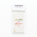 No Peeking Until Christmas Day Gift Tag
