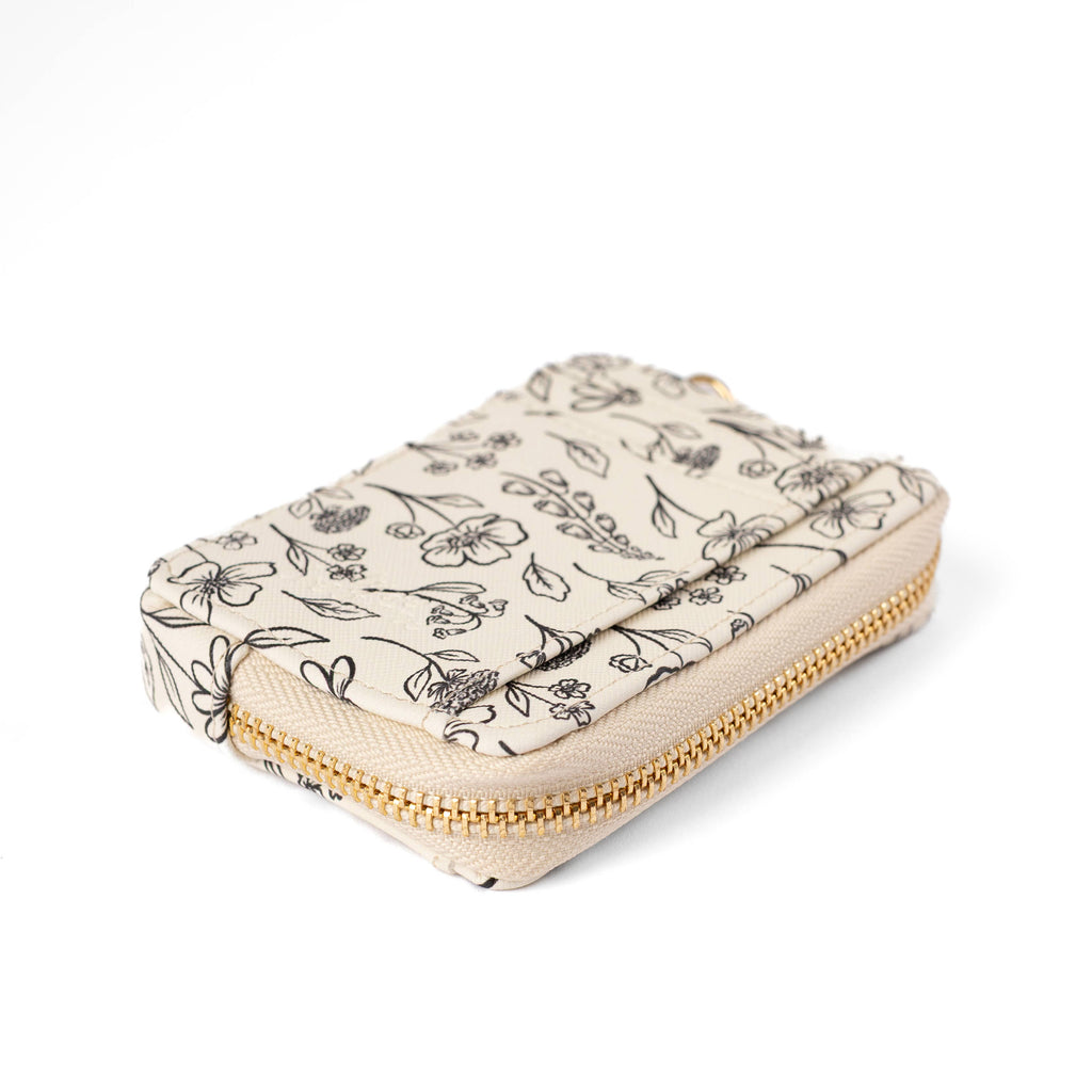 Floral Zip Wallet