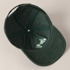 Dog Mom Text Solid Color Corduroy Baseball Cap